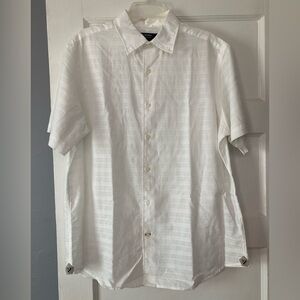 Men's Classic White Short Sleeve Shirt